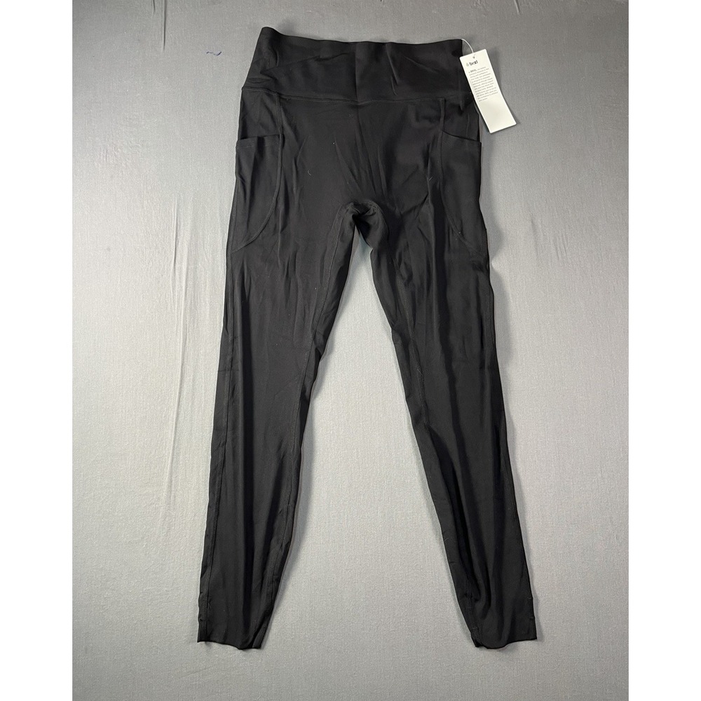 BRXL Black Pocket Ankle Leggings Size XL Yoga Stretch NWT